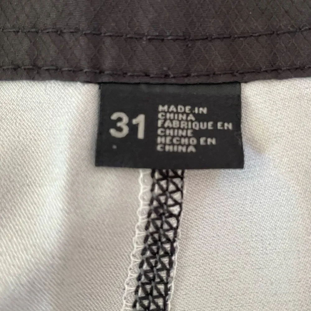 O' NEILL hyperfreak swim boardshorts lace up stretch gray black stripe